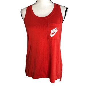 Nike orange tank top Sz S